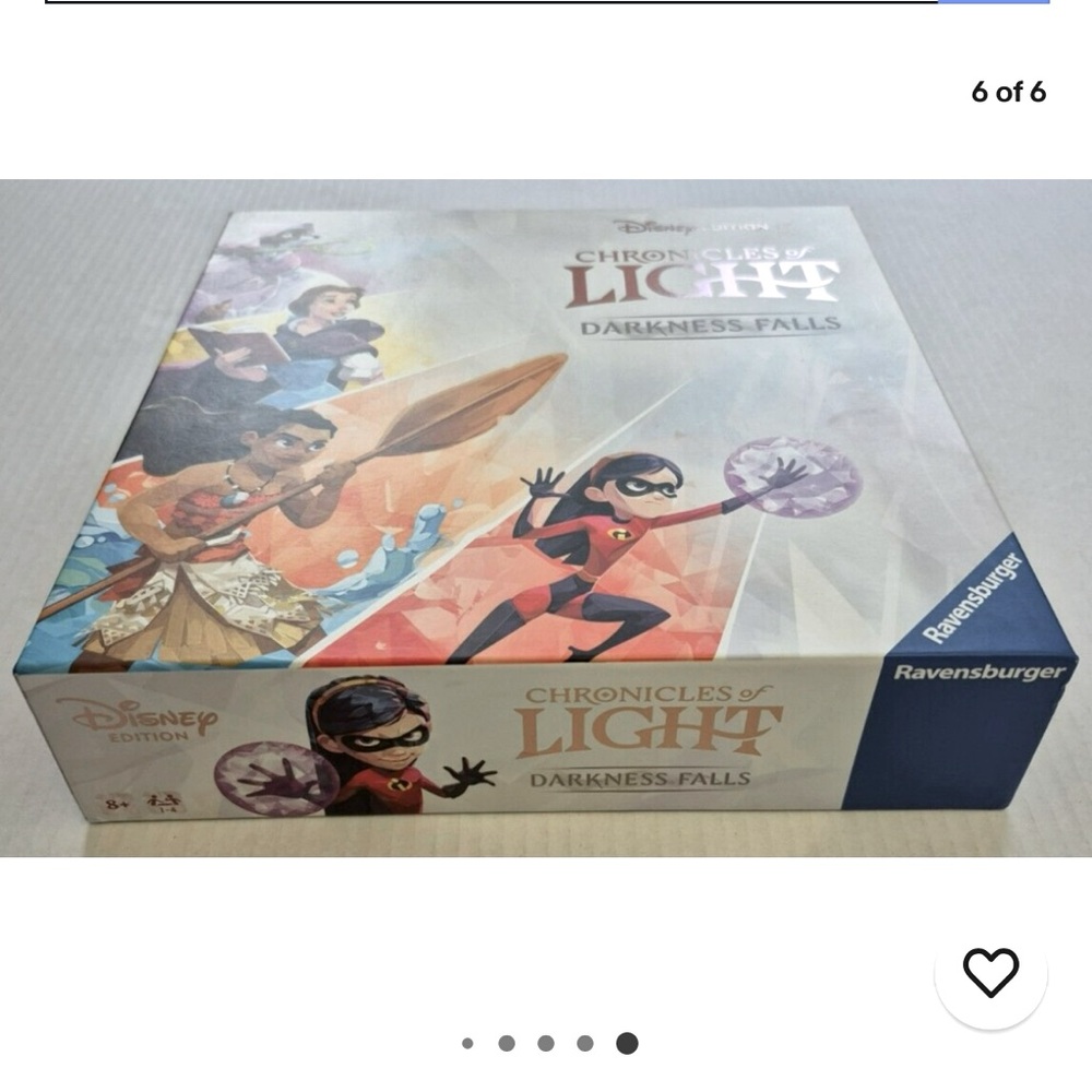Disney Chronicles of Light: Darkness Falls Board Game - Picture 4 of 6